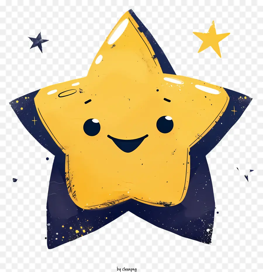 Estrella Emoji，Linda Estrella PNG