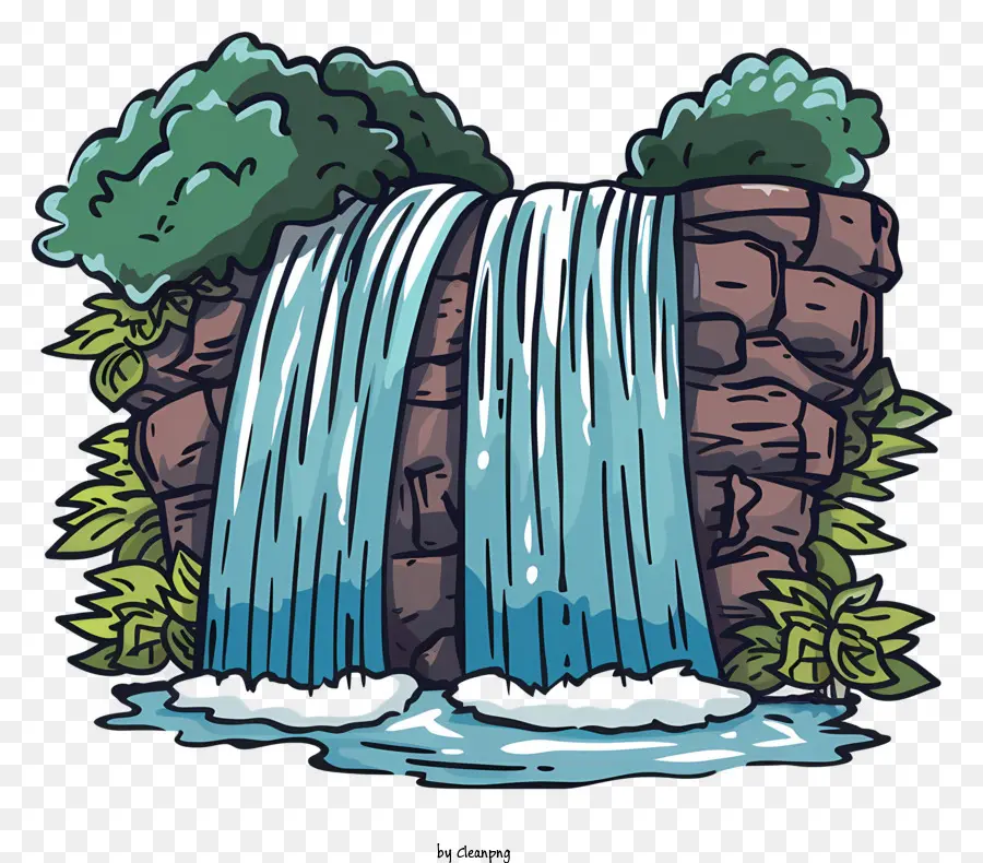 Cascada，Naturaleza PNG