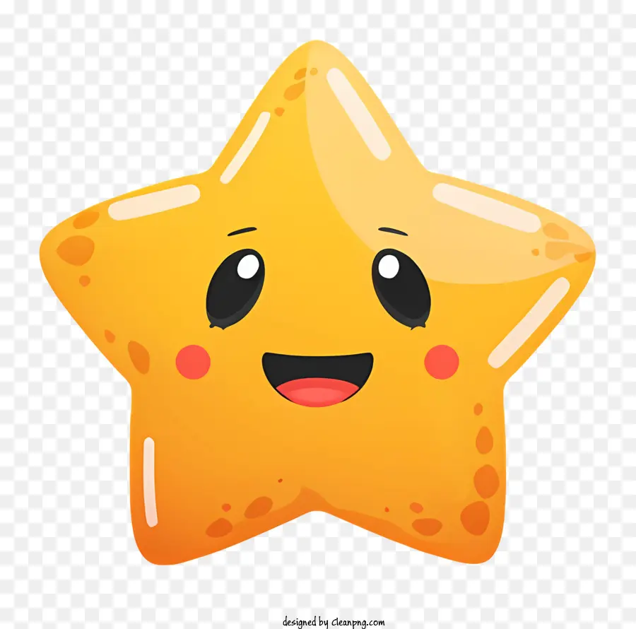 Estrella Emoji，De Dibujos Animados De Estrellas PNG