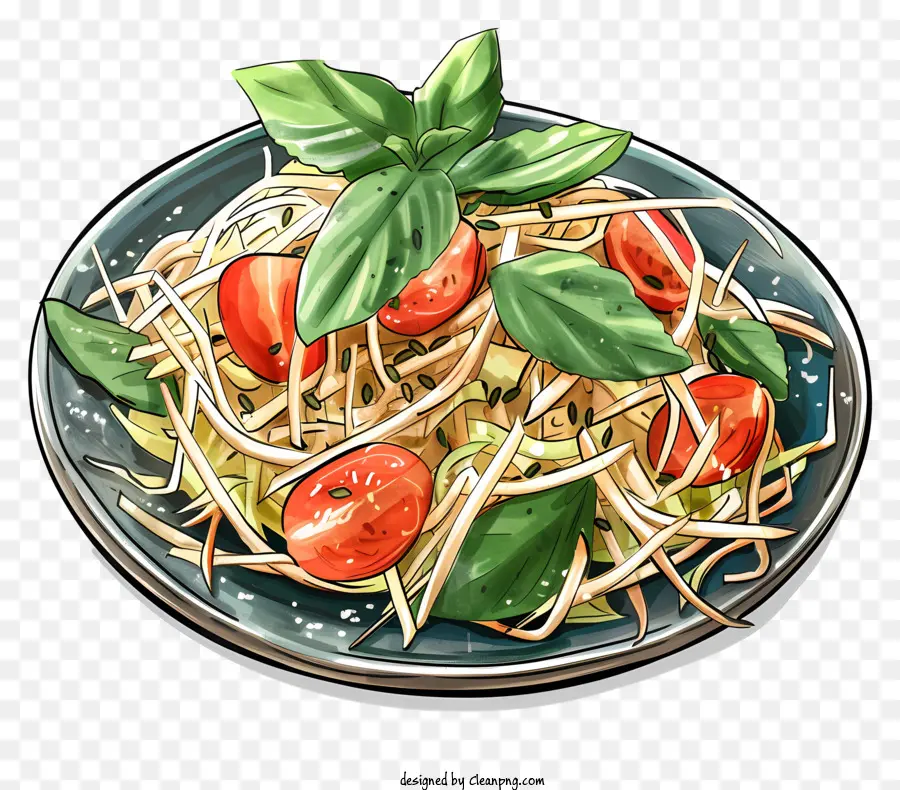 Ensalada De Papaya Verde，La Pasta PNG