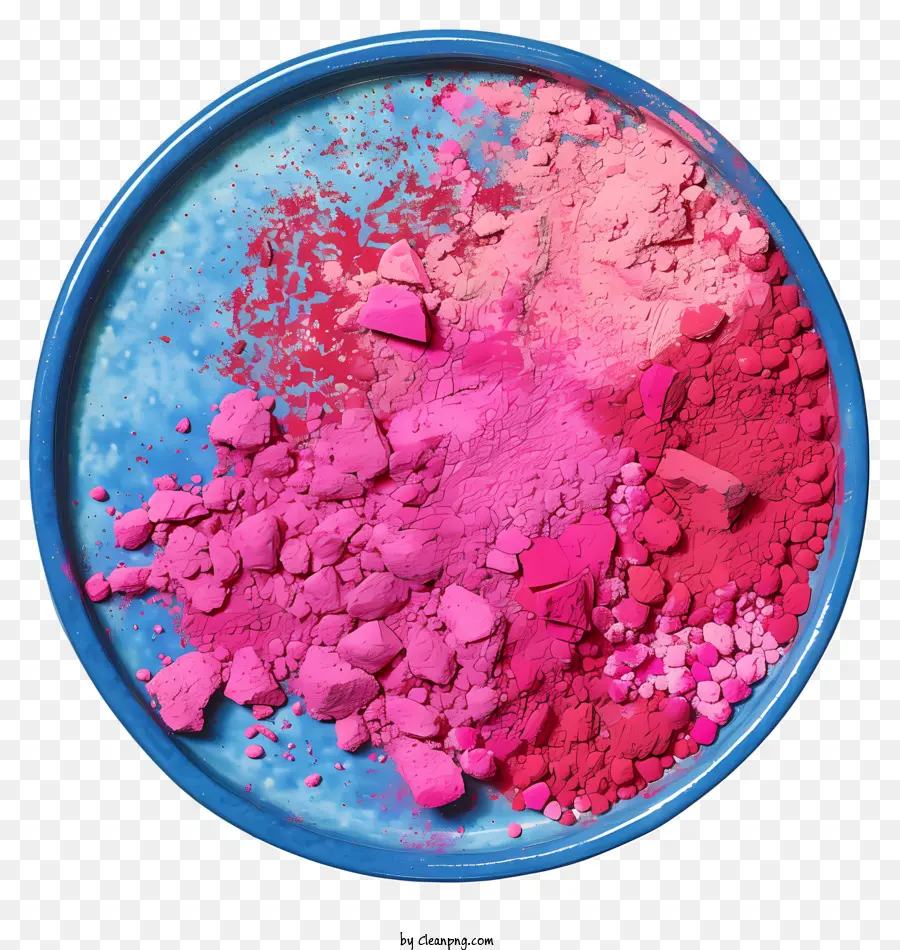 Powders De Holi，El Rojo Y El Azul PNG