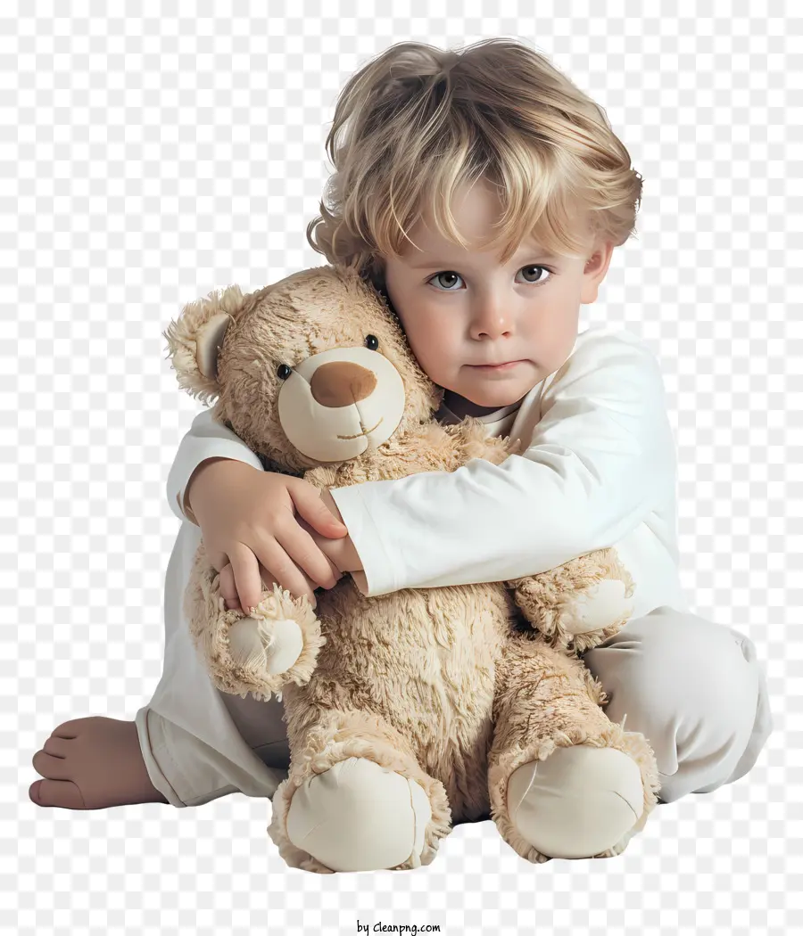 Bebé Abrazando Osito De Peluche，Niño Con Osito De Peluche PNG