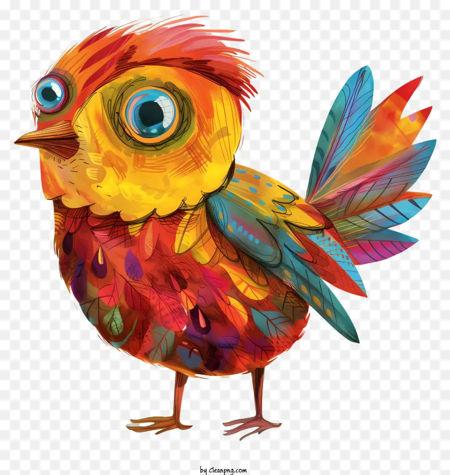 Pájaro Caprichoso，Pájaro De Colores PNG