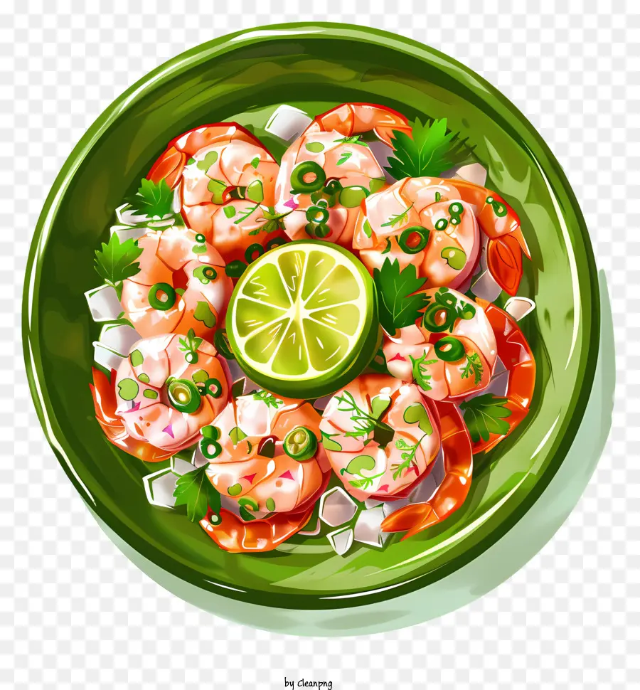 Ceviche，Camarón PNG