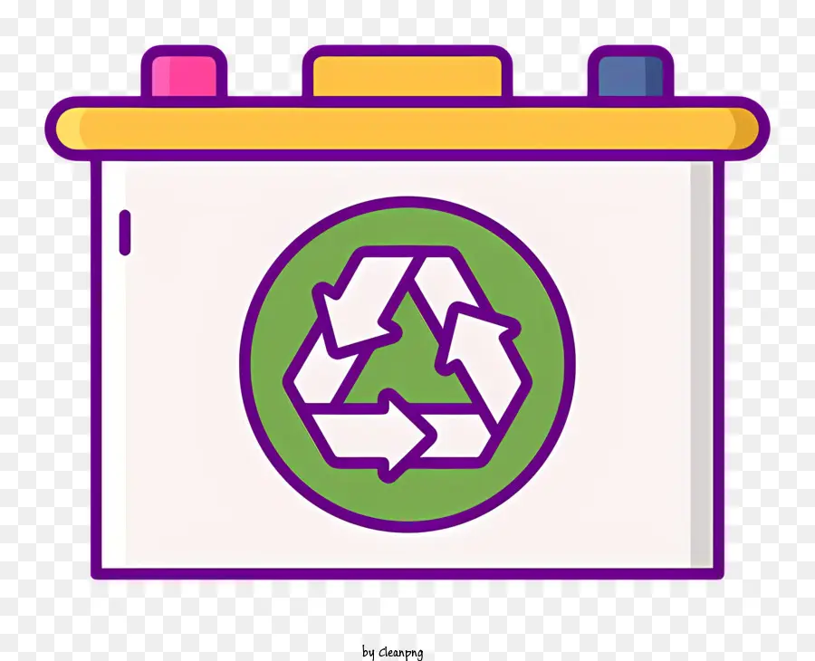 Logotipo De Reciclaje，Batería De Coche PNG