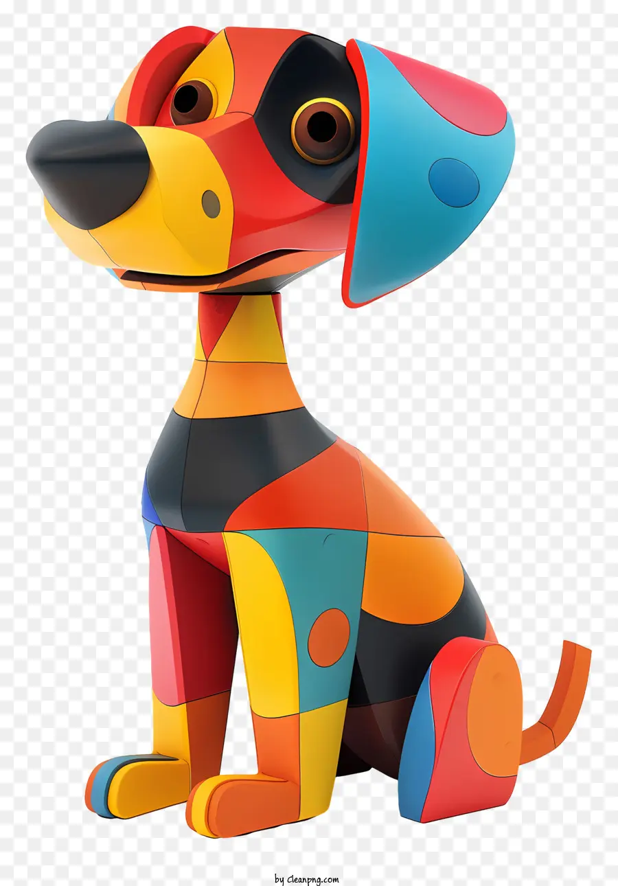 Perro De Juguete，Render 3d PNG