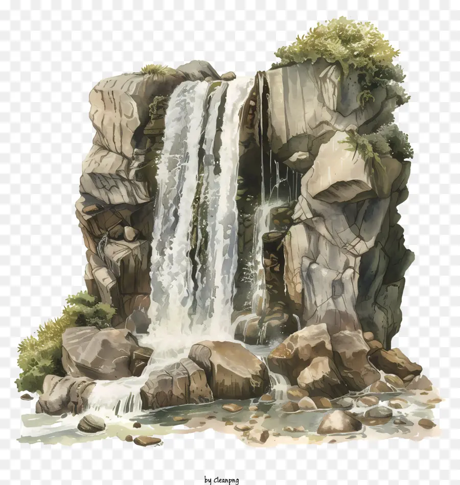 Cascada，Pintura De Cascada PNG