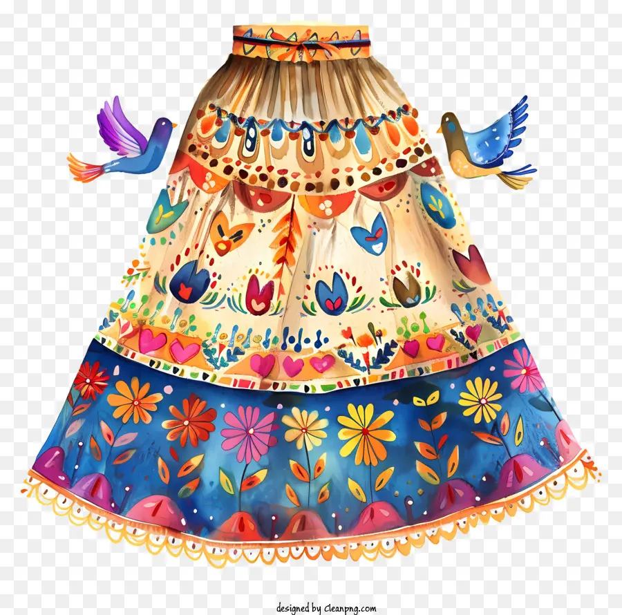 Falda，Vestido Tradicional PNG