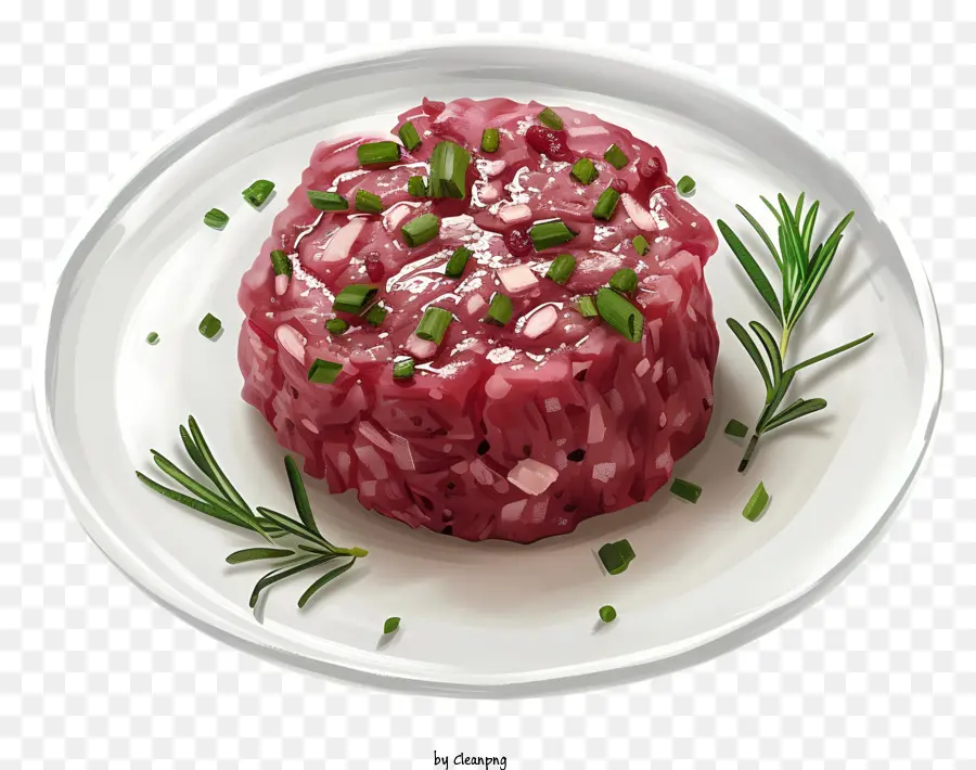 Steak Tartar，Carne De Res Cruda PNG