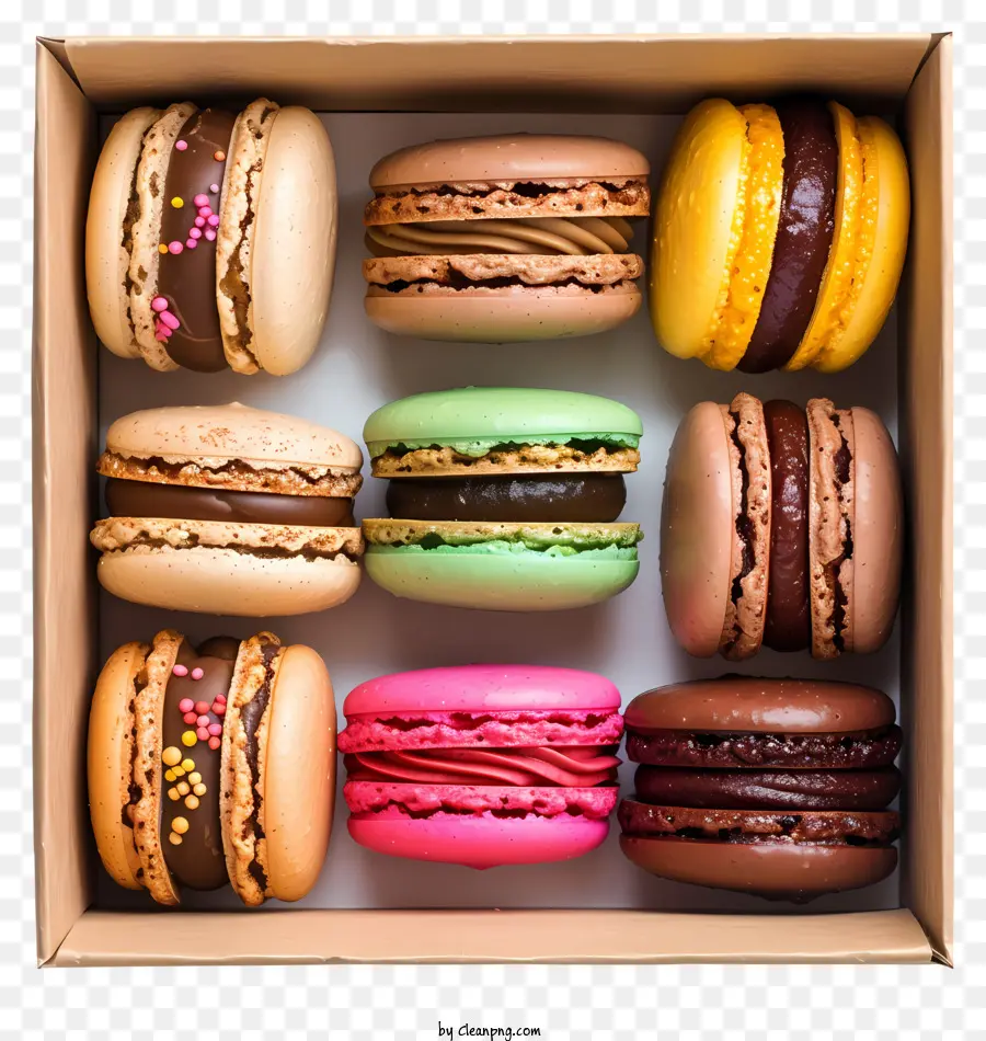 Macarrones，Macarons PNG