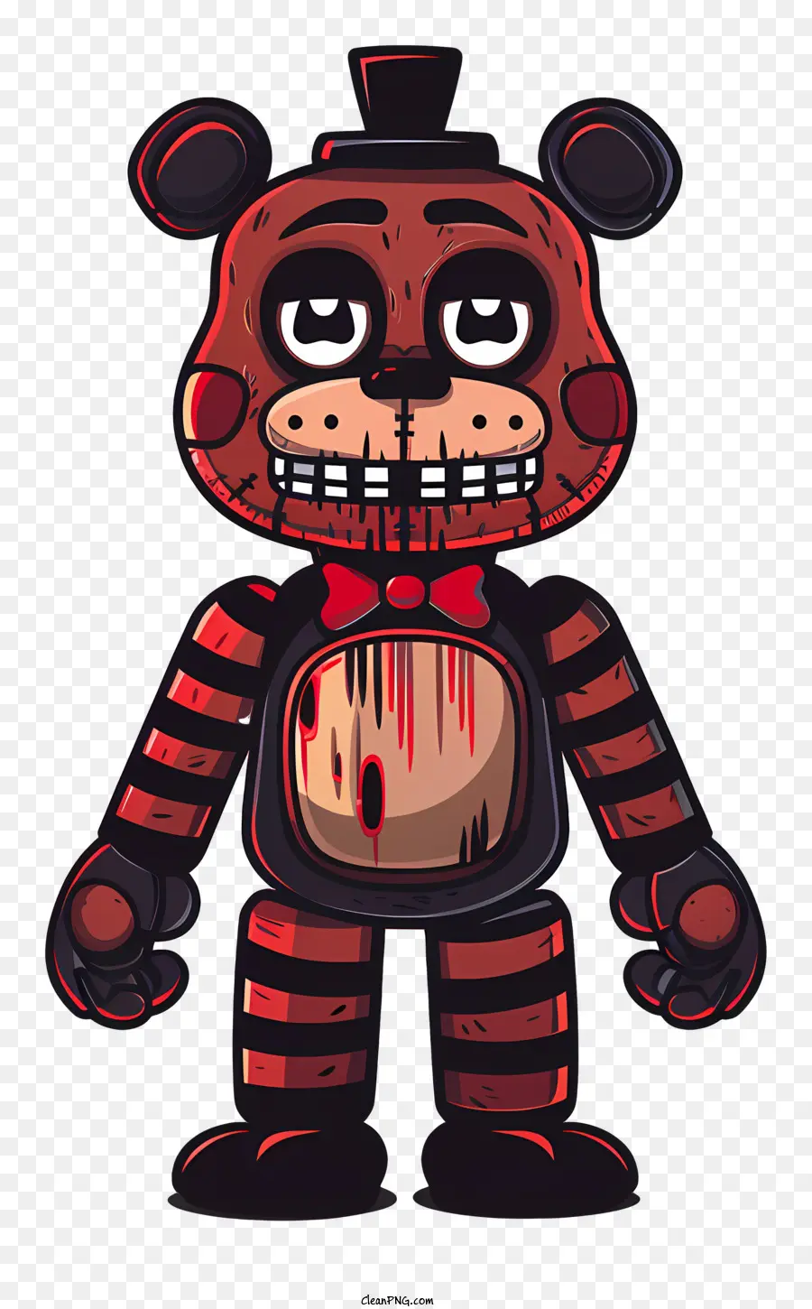 Fnaf Freddy Fazbear，Oso Rojo PNG