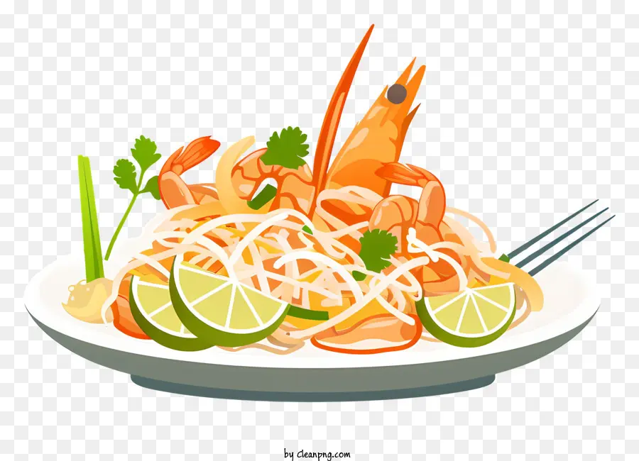 Pad Thai，Fideos PNG