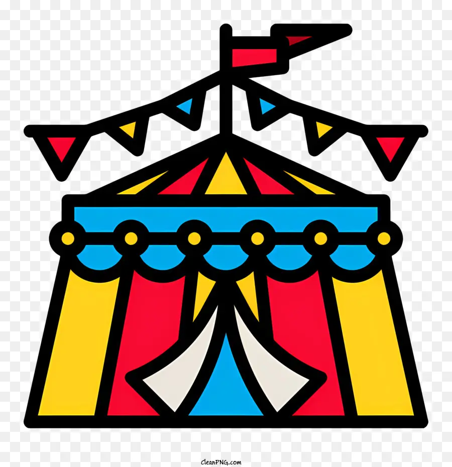 Carpa De Circo De Carnaval，Carpa De Circo PNG