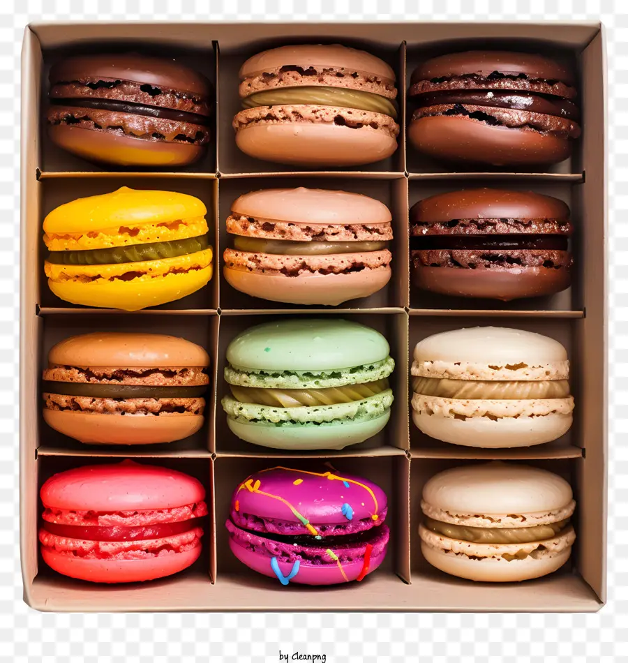 Macarrones，Macarons PNG