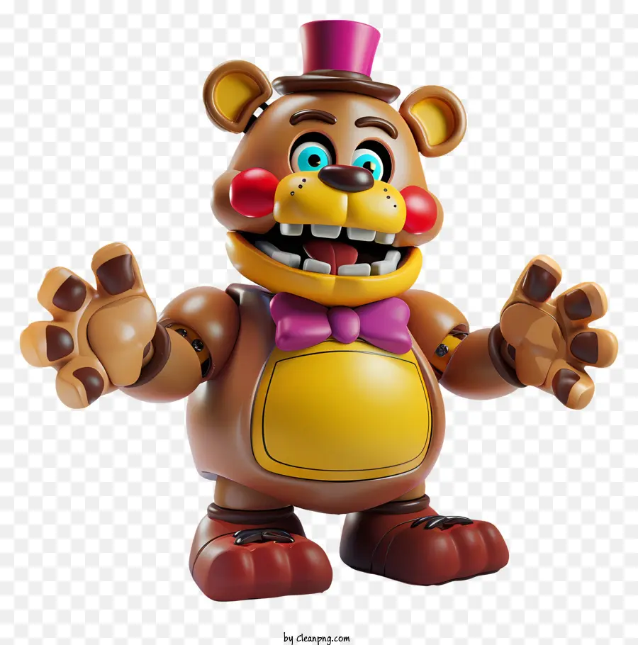 Fnaf Freddy Fazbear，Oso Animatrónico Marrón PNG