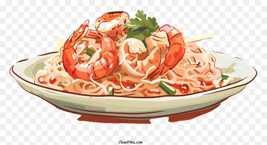 Pad Thai，Fideos PNG