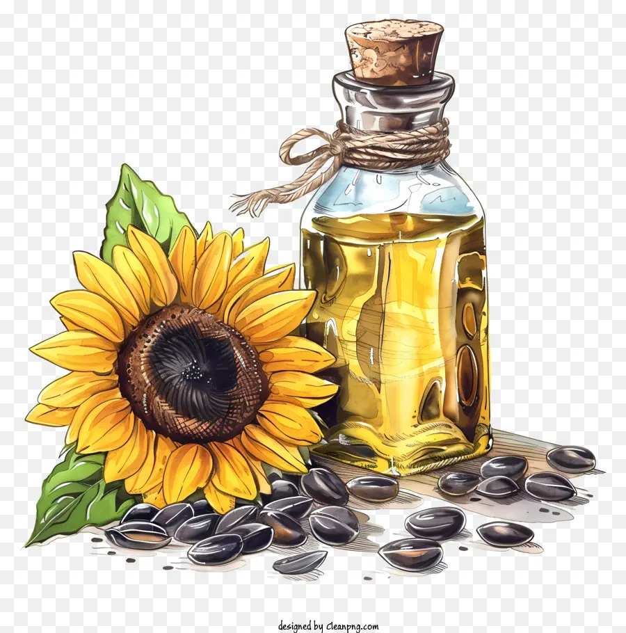 Aceite De Girasol，Pintura Al óleo PNG