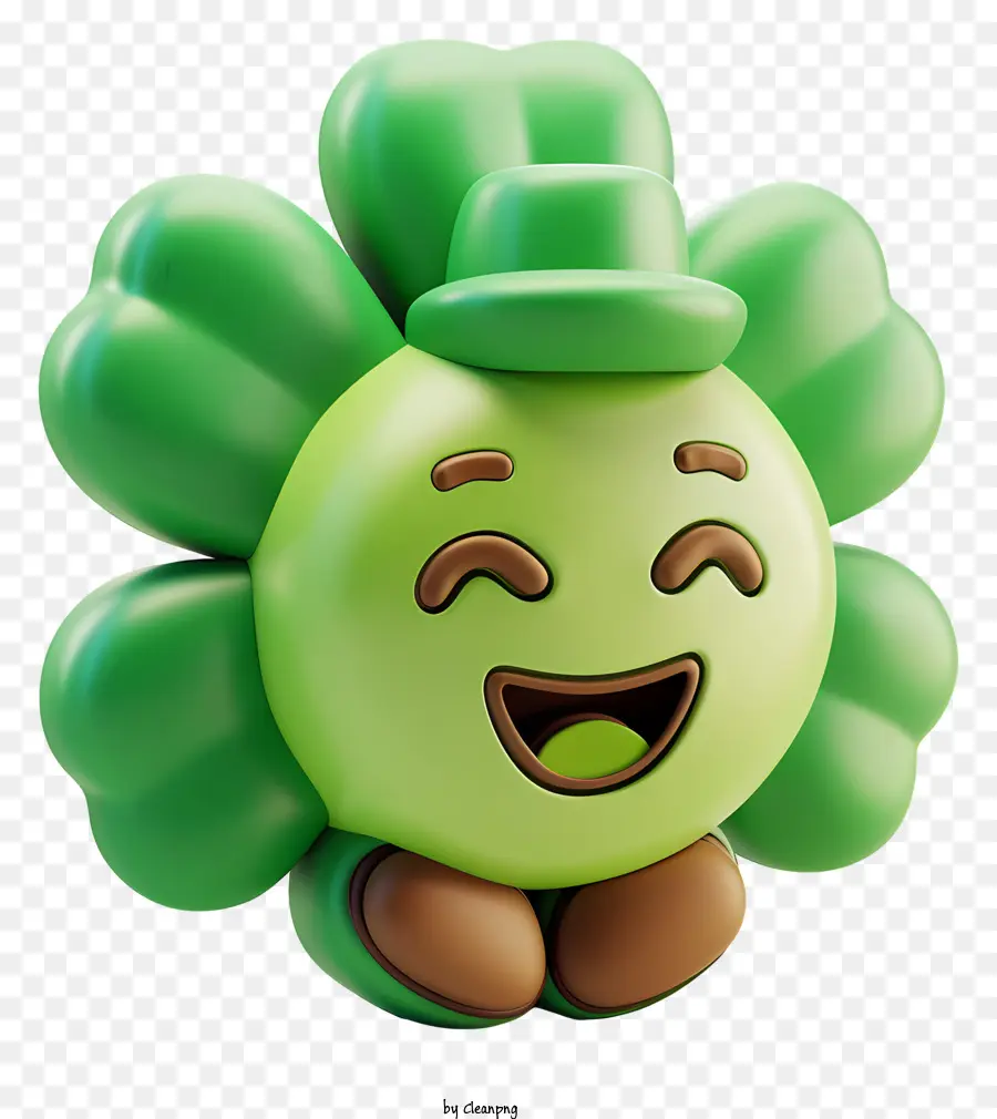 Feliz Día De San Patricio，La Cara Verde PNG