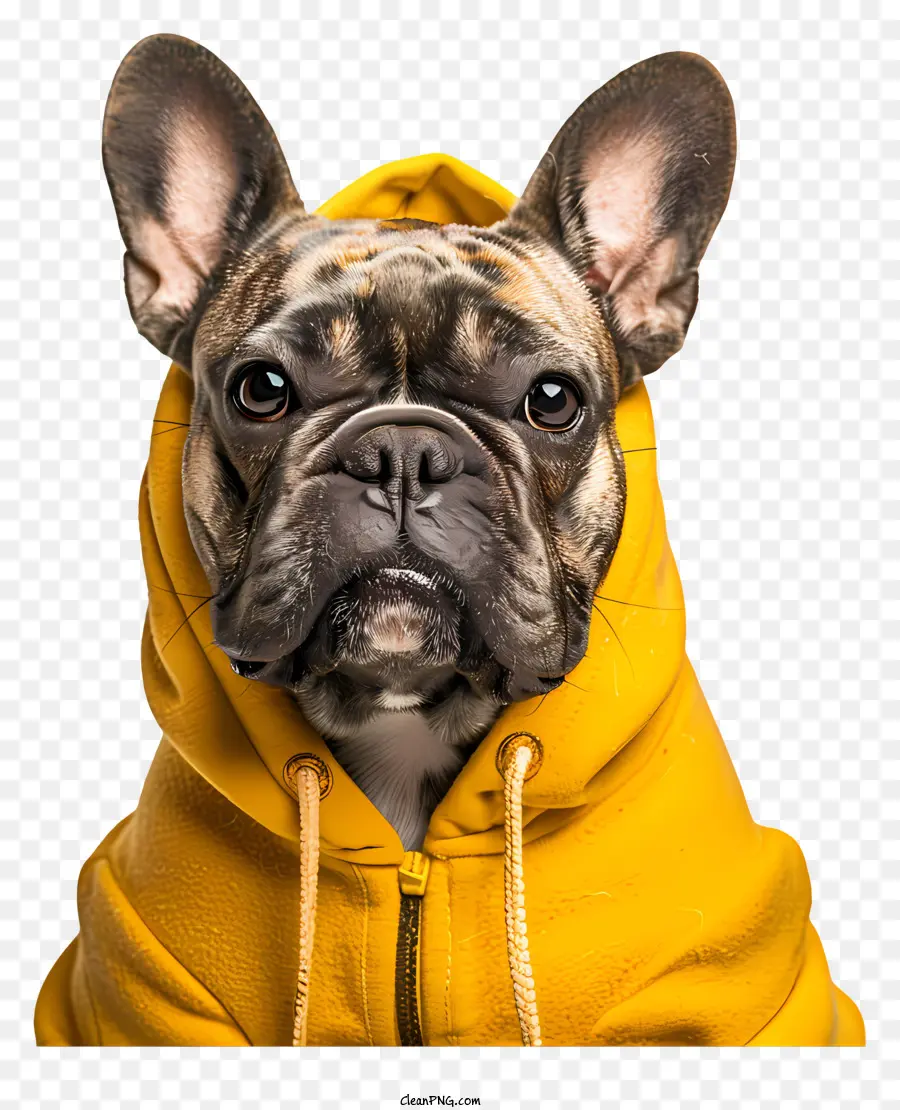 Bulldog Francés，Sudadera Con Capucha PNG