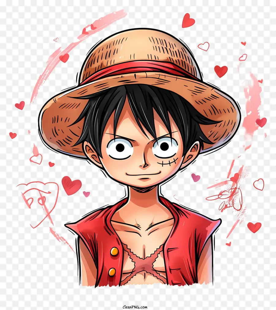 One Piece Luffy，Hombre PNG