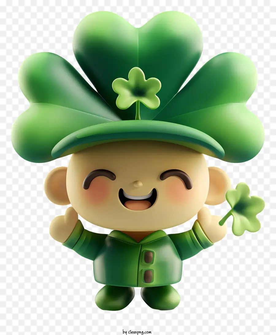 Feliz Día De San Patricio，Figura De Duendes PNG