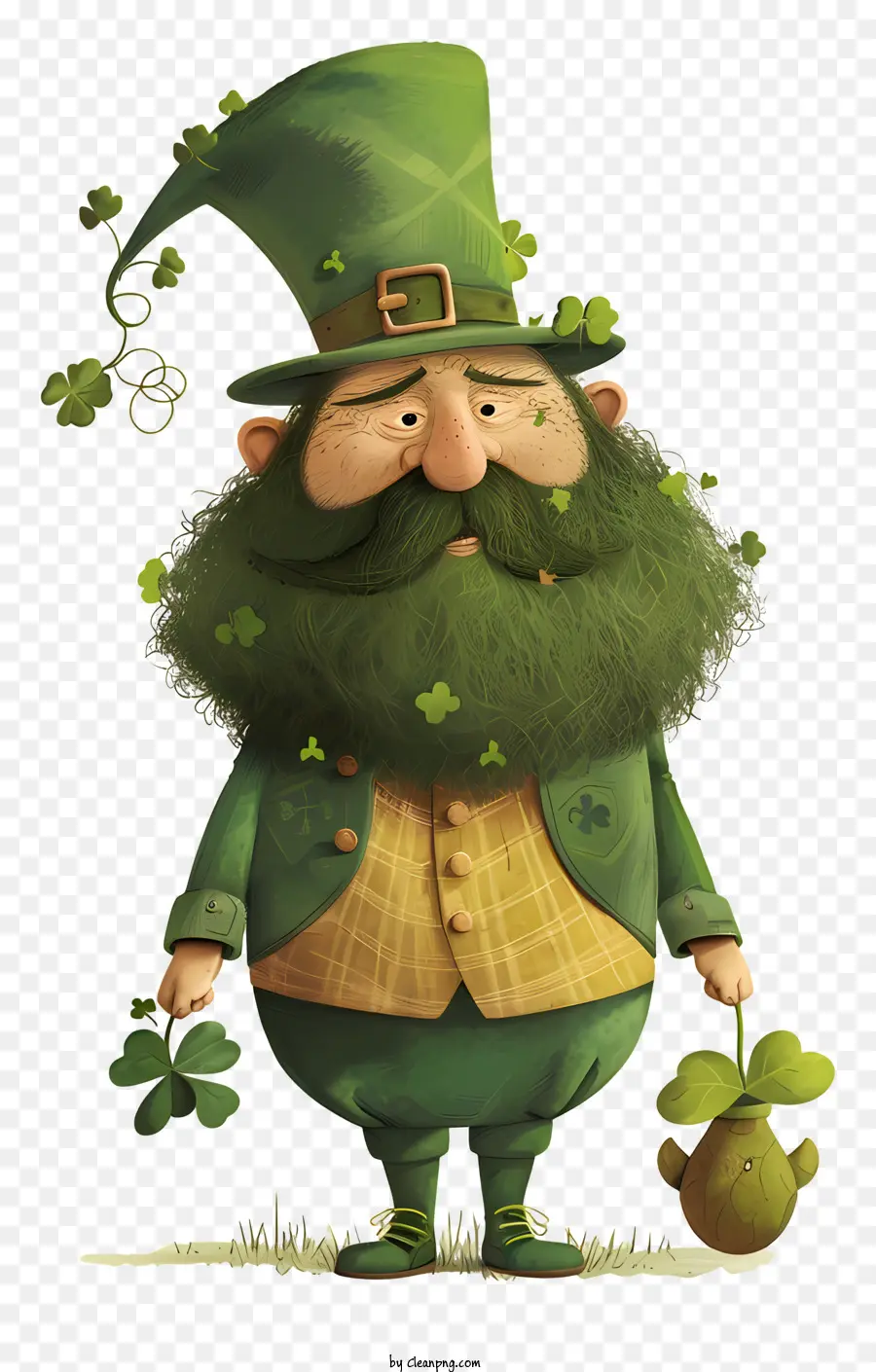 Feliz Día De San Patricio，Duende PNG