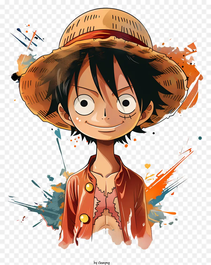 Luffy De Una Pieza，Personaje Animado PNG