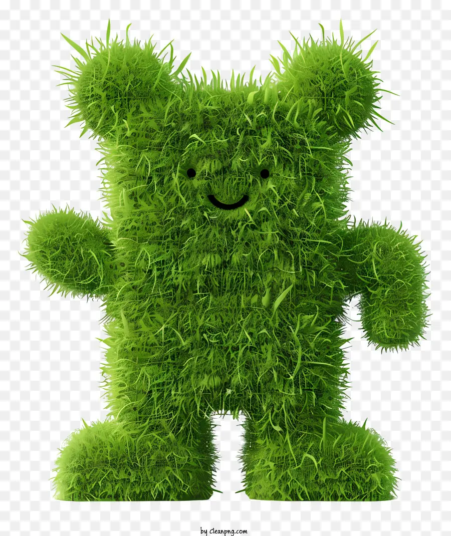 La Hierba Verde，Oso De Peluche De Hierba PNG