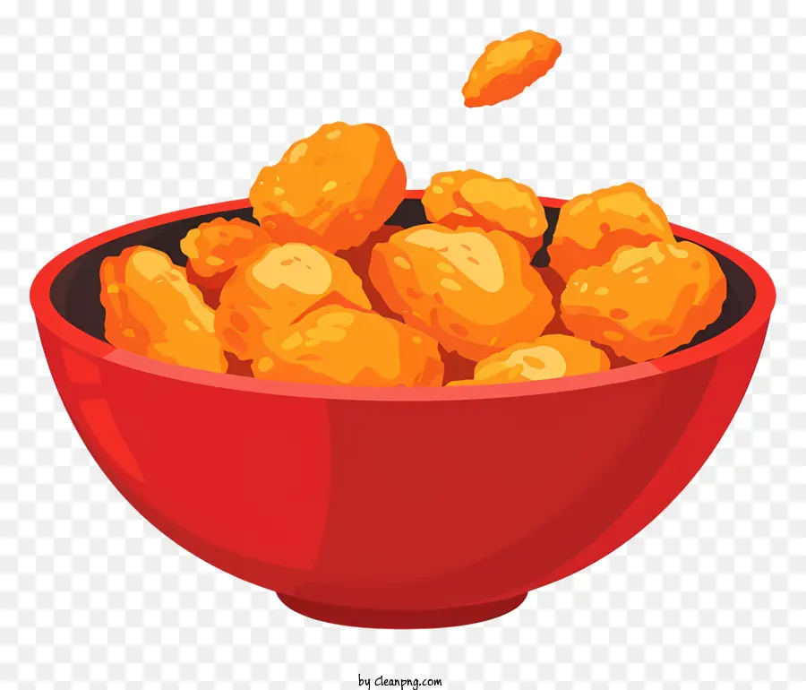 Nuggets De Pollo，Nueces Fritas PNG