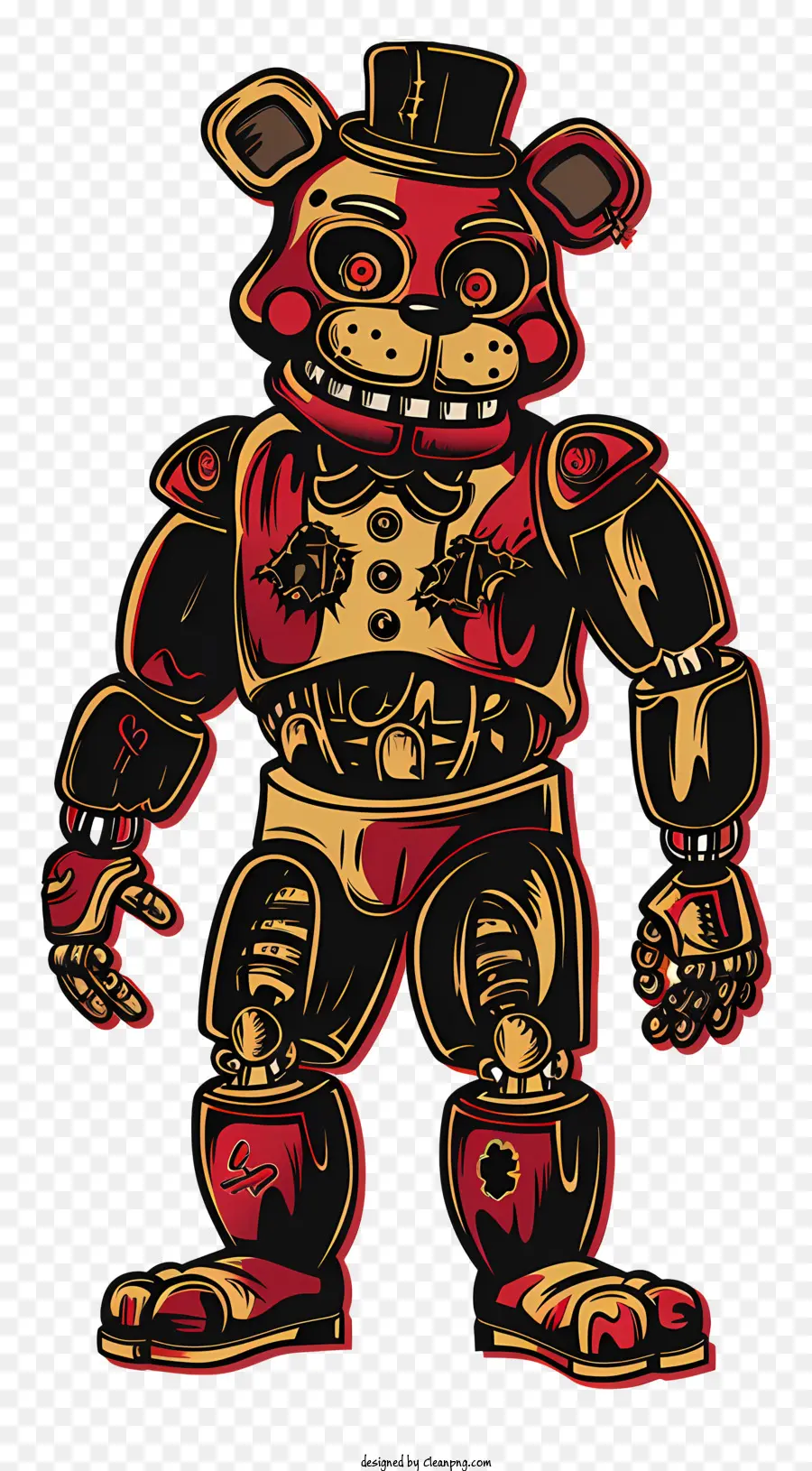 Freddy Fazbear，Robot PNG