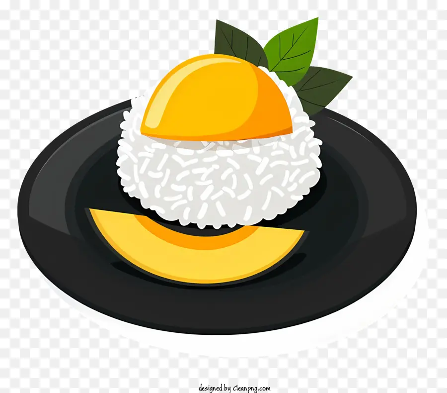 Mango Sticky Rice，Placa PNG