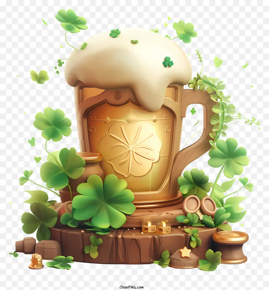 Feliz Día De San Patricio，La Cerveza PNG