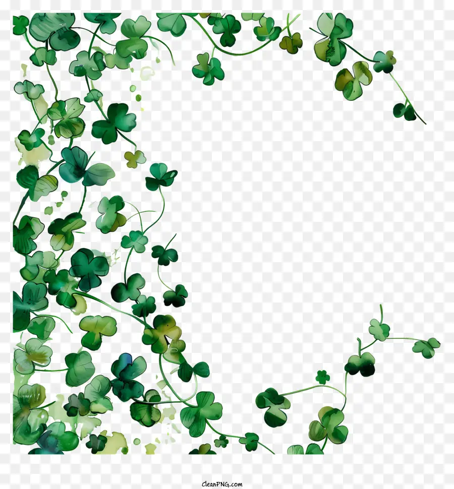 Feliz Día De San Patricio，Planta Verde PNG