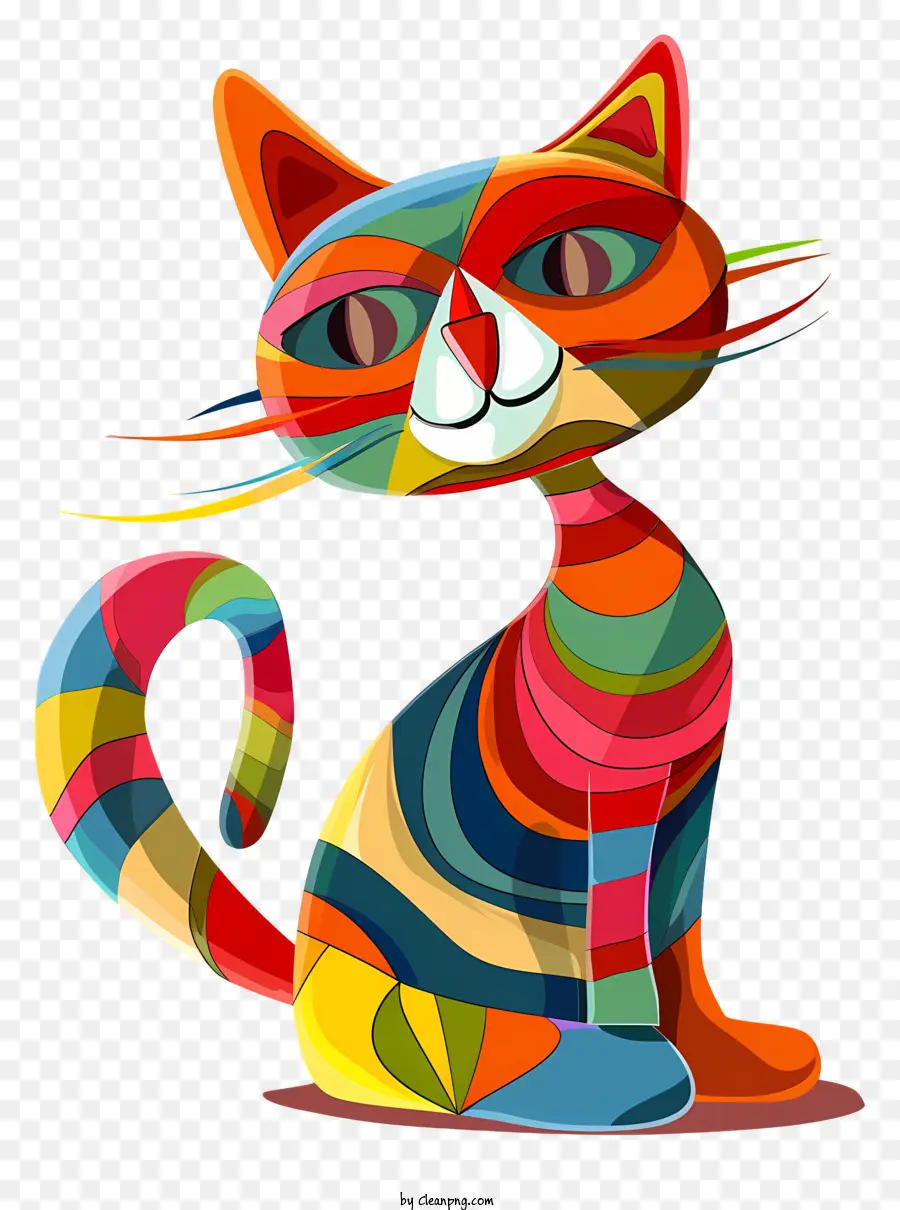 Juguete Del Gato，Colorido Gato PNG