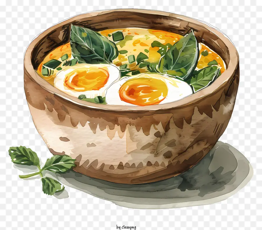 Estofado De Huevos Tailandés，Sopa PNG