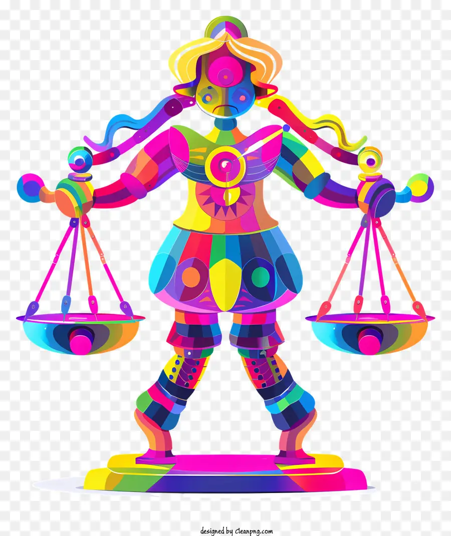 Abstracto Libra，Figura Colorida PNG