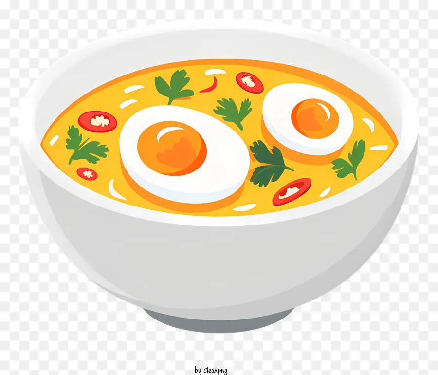 Estofado De Huevo Tailandés，Sopa De Fideos Con Pollo PNG