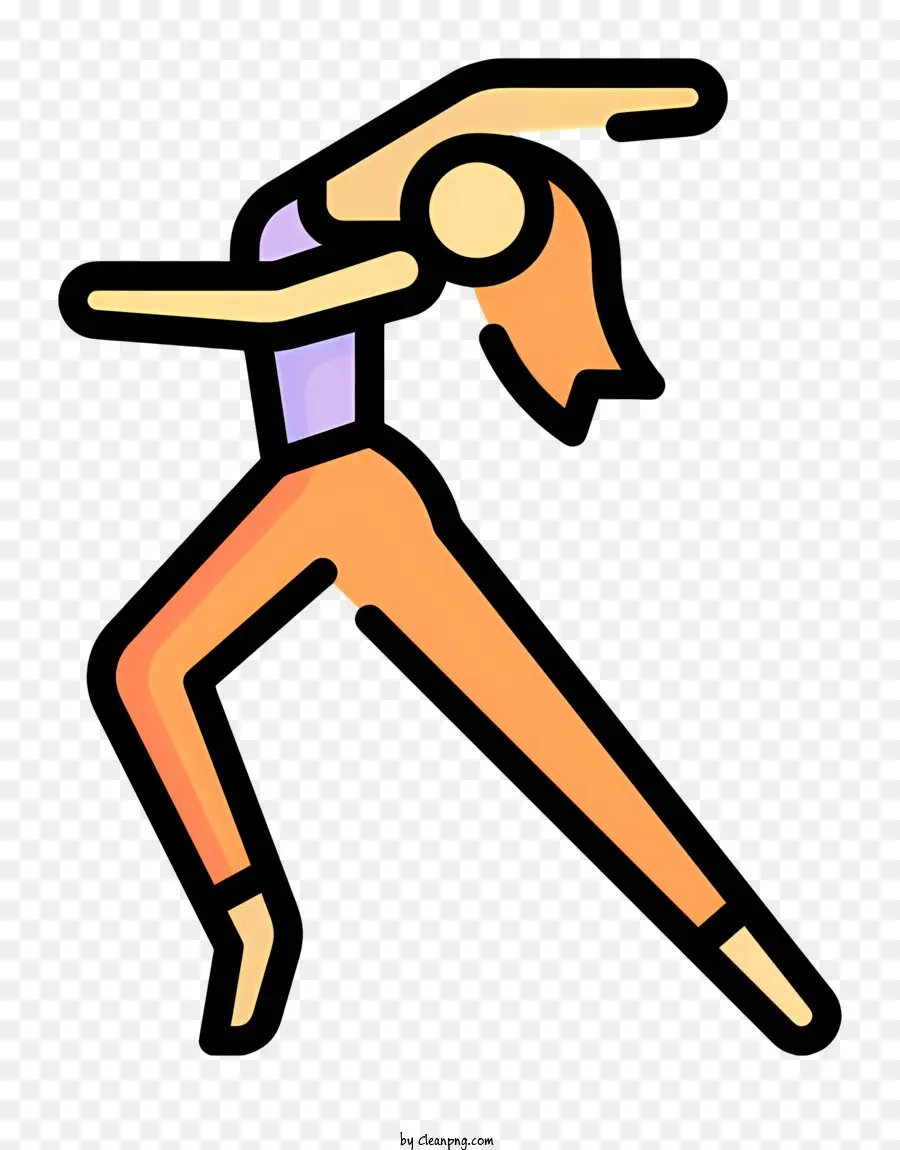 Bailarina Logotipo，Yoga PNG