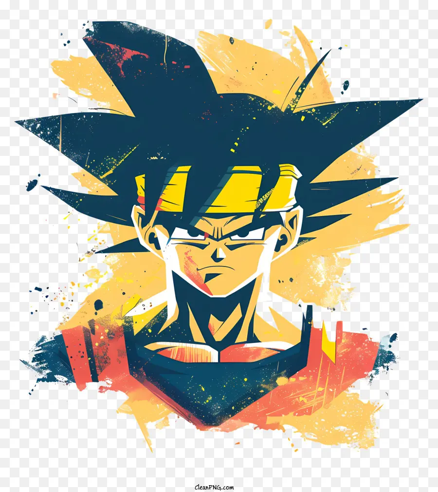 Dragon Ball Bardock，El Arte Abstracto PNG