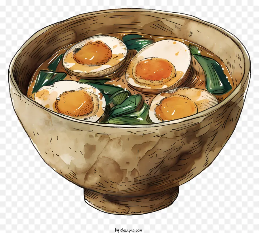 Estofado De Huevos Tailandés，Huevos Al Vapor PNG