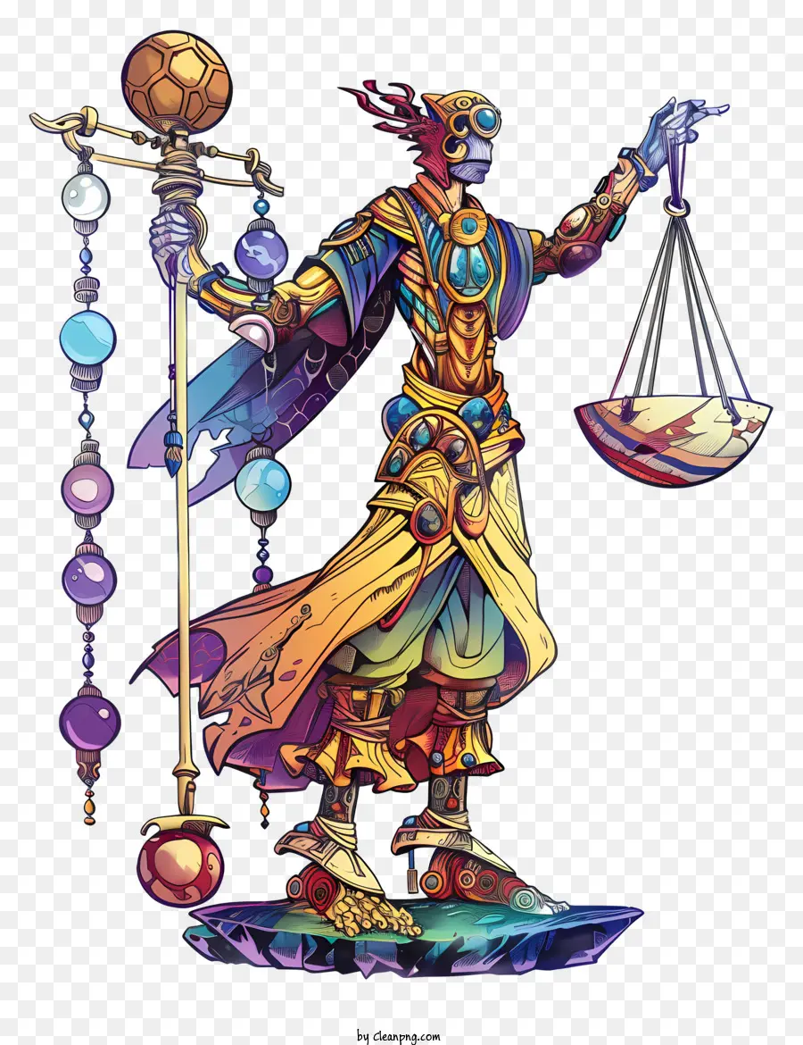 Abstracto Libra，La Justicia PNG