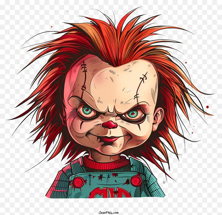 Chucky，Payaso Malvado PNG
