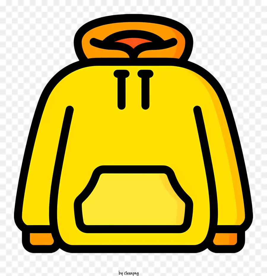 Logo Con Capucha，Sudadera Con Capucha Amarilla PNG