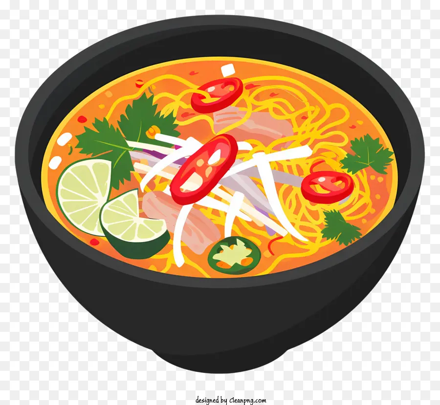 Khao Soi，Sopa De Fideos Tom Yum PNG