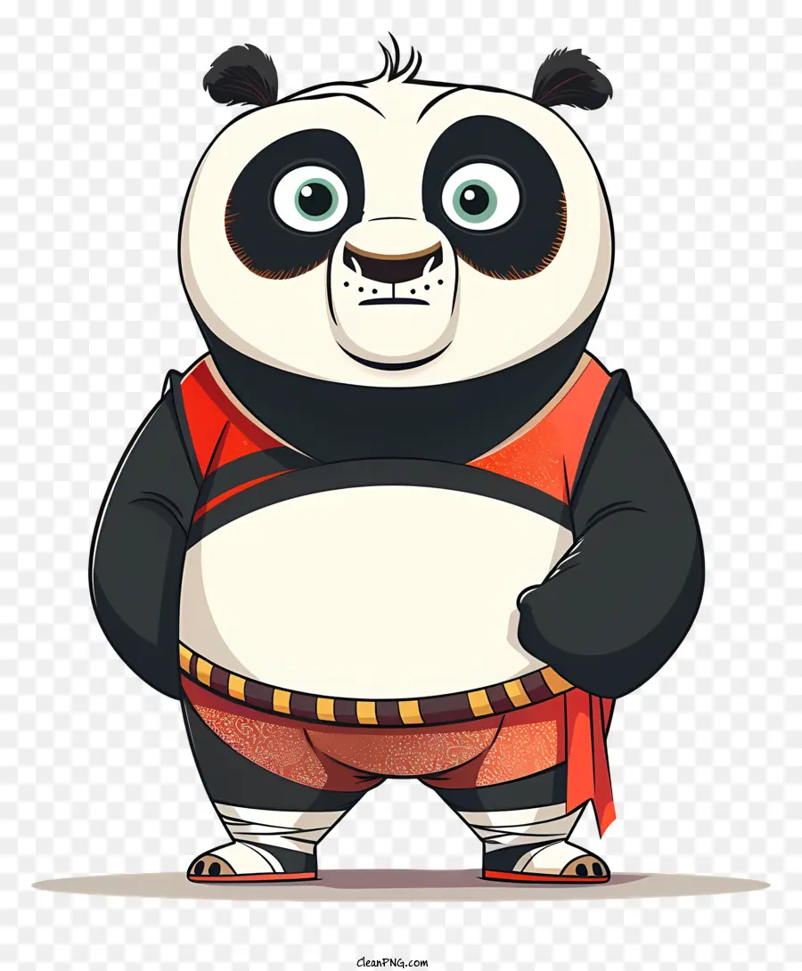 Kung Fu Panda，Oso Panda PNG