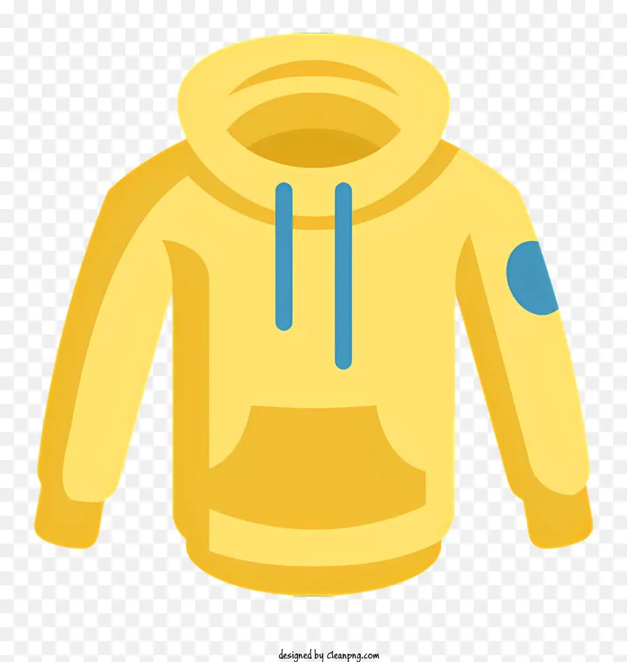 Logo Con Capucha，Sudadera Amarilla Con Capucha PNG