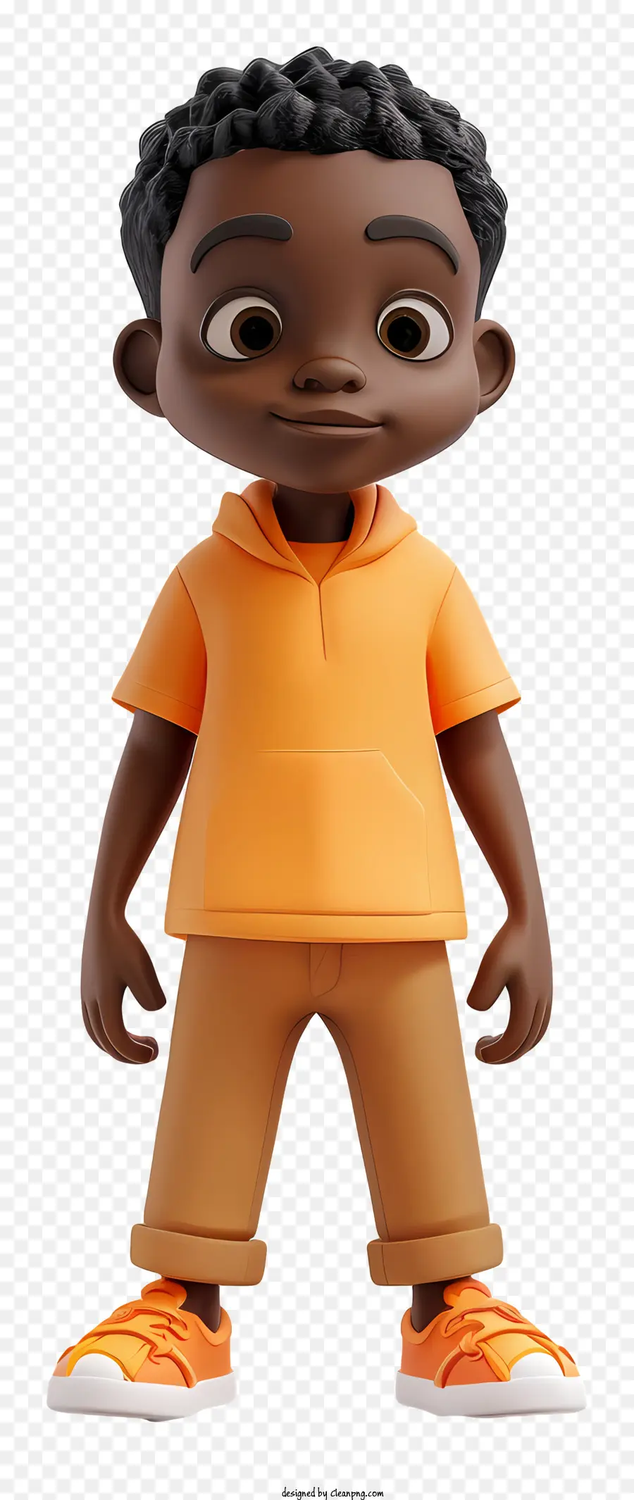 áfrica Boy，Personaje 3d PNG