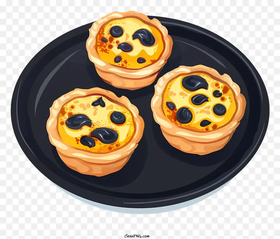 Pastel De Nata，Mini Quiches PNG