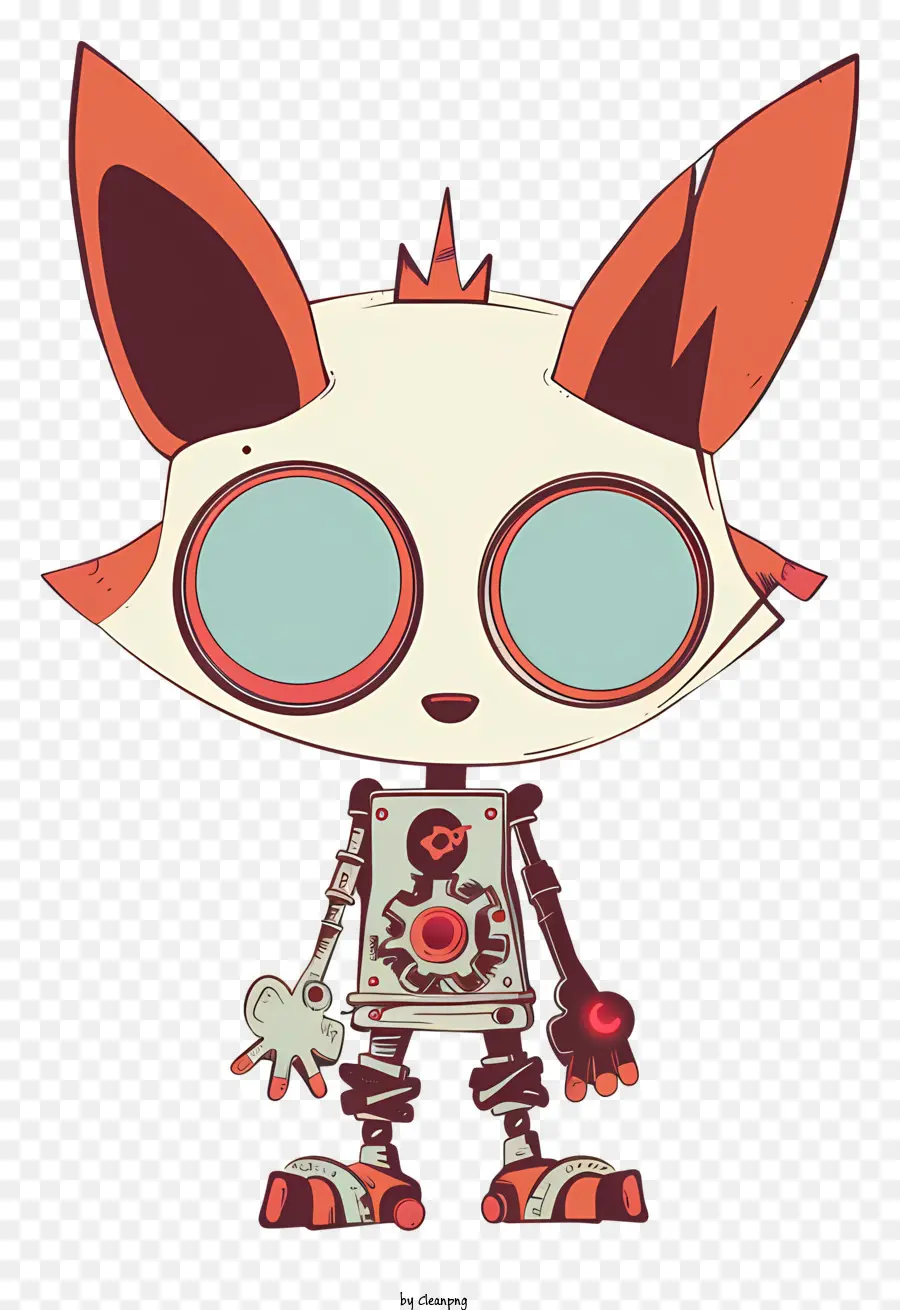 Figura Caprichosa，Robot Cat PNG