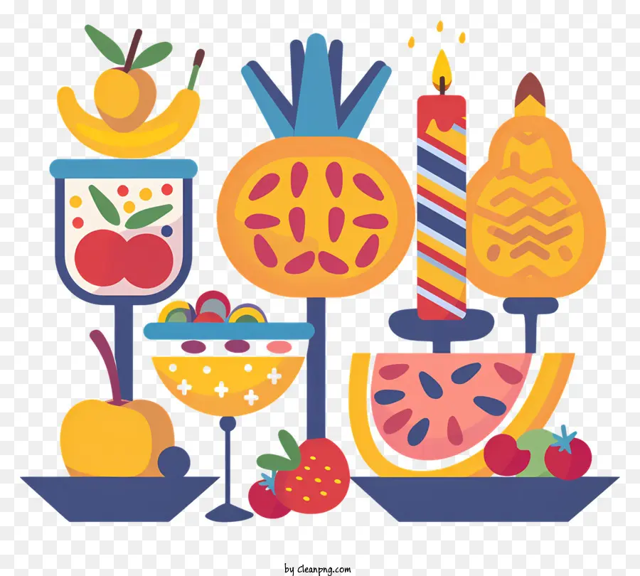 Feliz Purim，La Fruta PNG